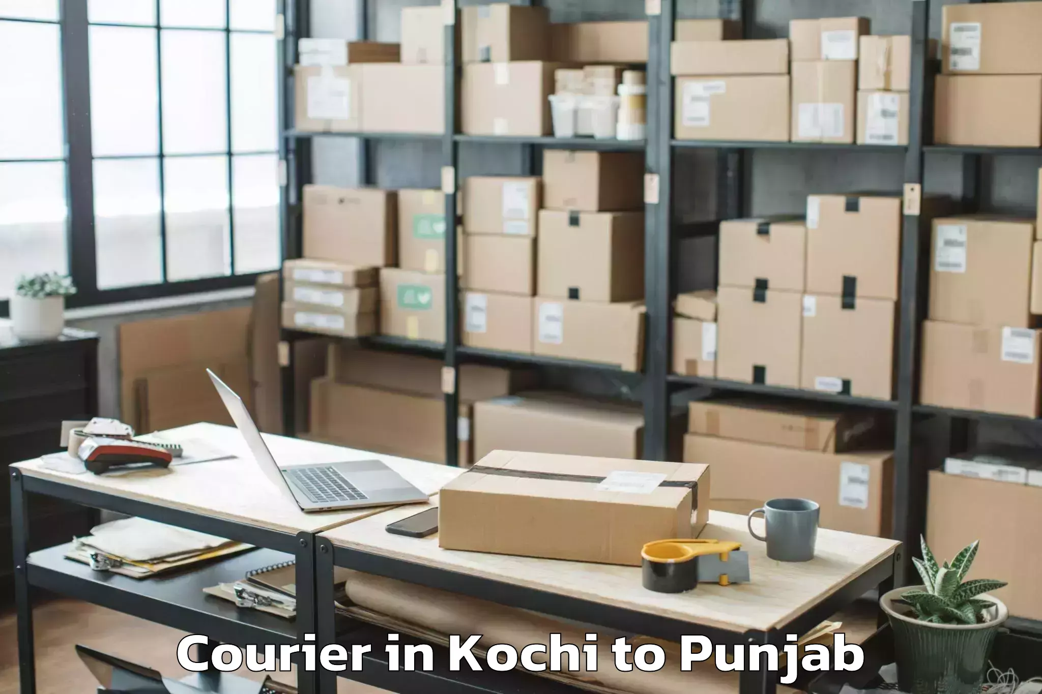 Easy Kochi to Patiala Courier Booking